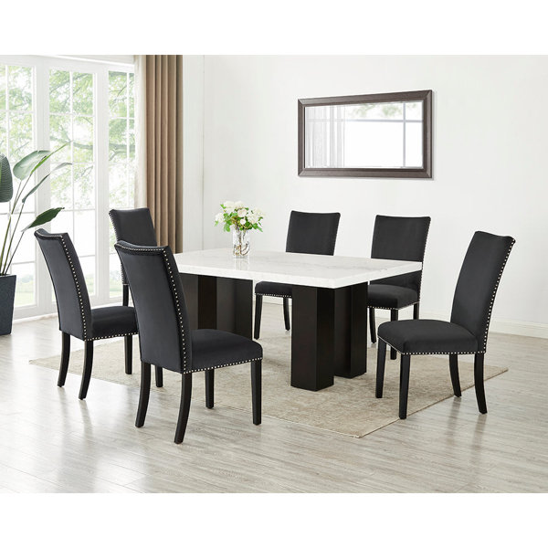 Wildon Home Azula Piece Double Pedestal Dining Set Wayfair